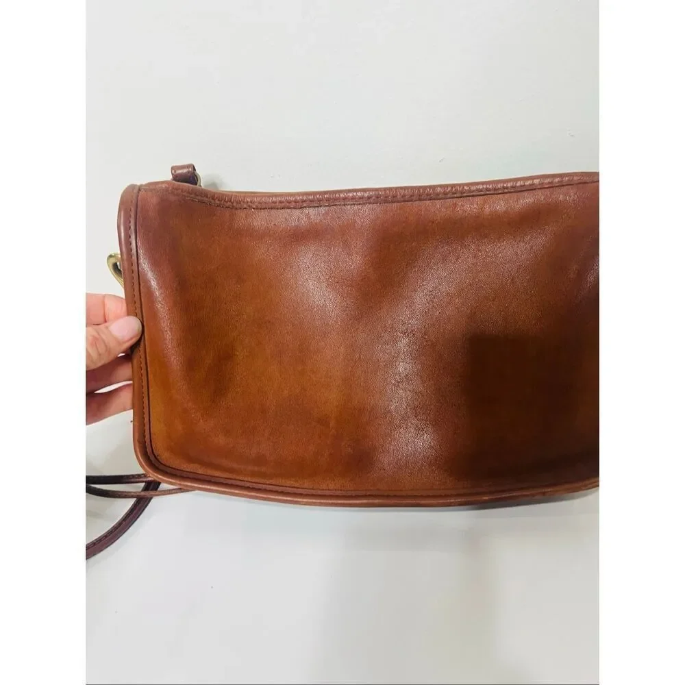 Coach Vintage Brown Basic Bag Bonnie Cashin 1970's Detachable Shoulder Straps Zi